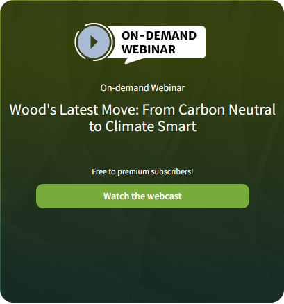Wood's Latest Move: From Carbon Neutral to Climate Smart