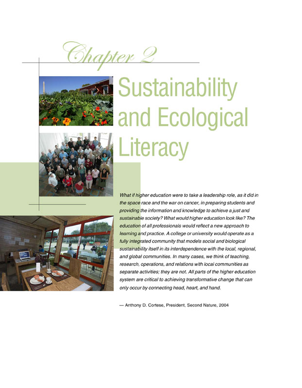 Ecology & Design Ecological Literacy in Architecture Education