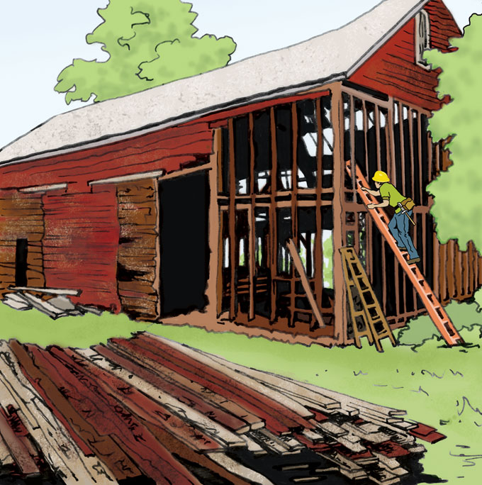 The Many Faces of Reclaimed Wood | BuildingGreen