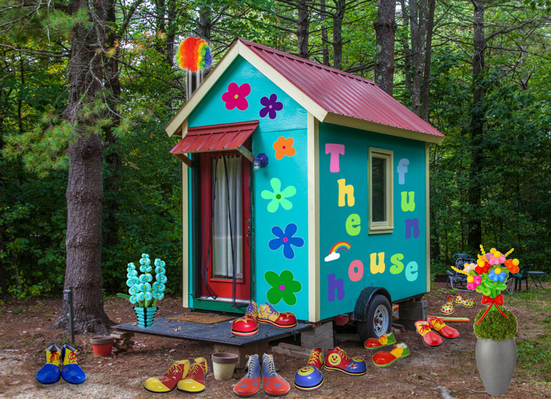 Social Distancing Challenges Tiny House Clown Movement BuildingGreen