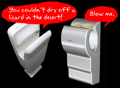 What should you use, a hand dryer or a paper towel?