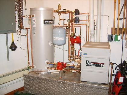 How to Run a Hot-Water Zone Off a Steam Boiler