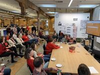 International Women’s Day gathering at Opsis Architecture
