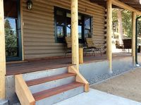 porch flashing for wildfire protection