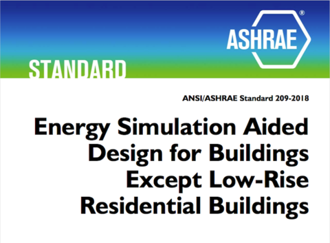 ASHRAE 209 advocates for starting energy modeling early to enhance energy efficiency.