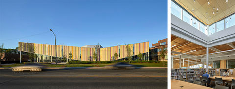 Albion District Library, designed by Perkins+Will.