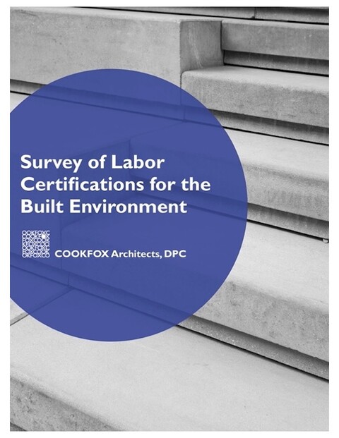 cover of Cookfox survey of labor certifications for the built environment