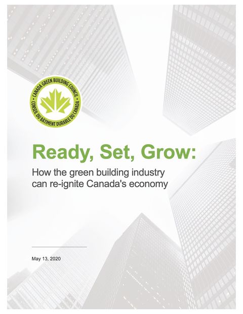 cover of green recovery report