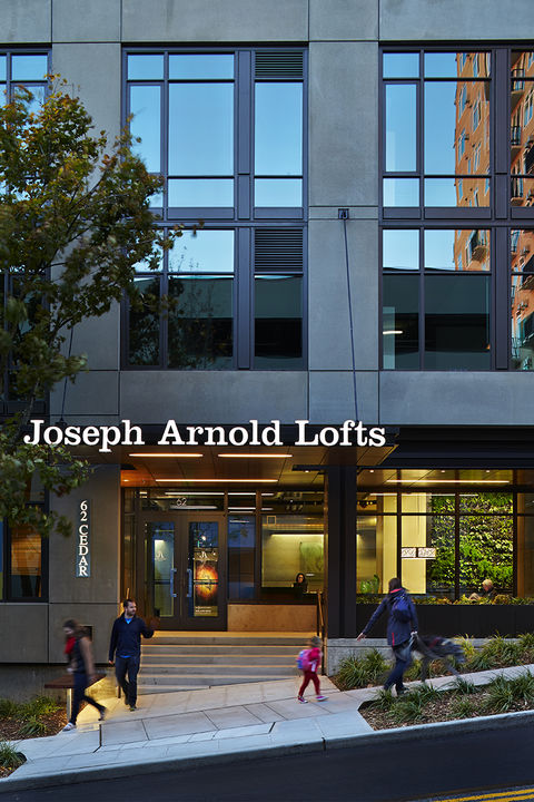 Joseph Arnold Lofts, a residential high-rise building, earned three Green Globes.