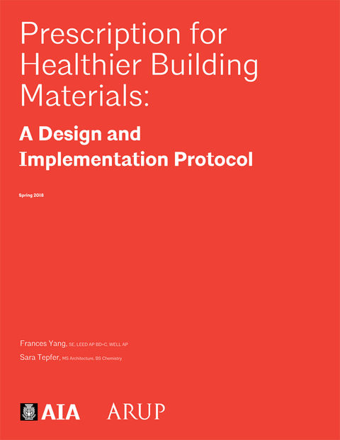 Cover of "Healthier Building Materials: A Design and Implementation Protocol