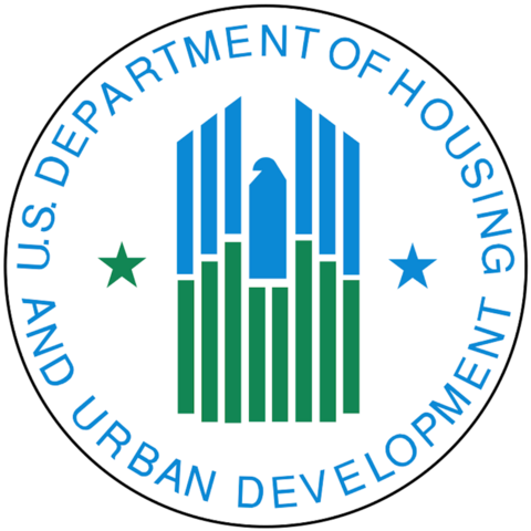 The U.S. Department of Housing and Urban Development logo.