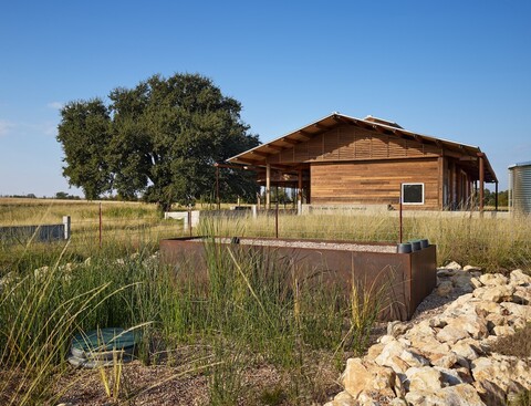 Josey Pavilion Texas Lake|Flato constructed wetland